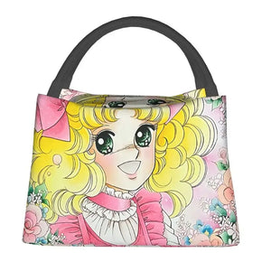 Candy Candy Insulated Lunch Bag Portable Tote for Office Outdo