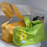 Candy Canvas Crossbody Bag for Women Small Square Bag