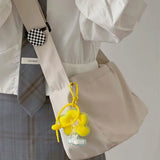 Candy Canvas Crossbody Bag for Women Small Square Bag