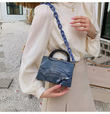 Tie Dye Acrylic Clutch Bag with Chain