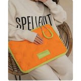 Candy Handbag Flowers Pattern Student Bento Bags Polyester Shoulder laptop bag
