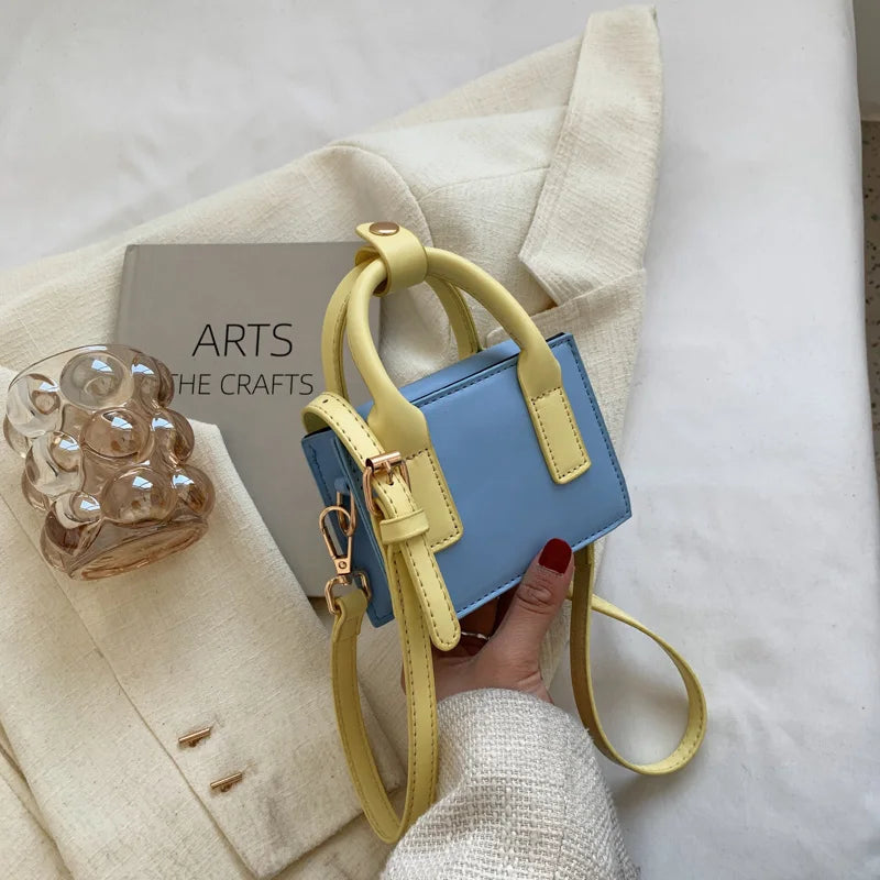 Candy Mini PU Leather Shoulder Crossbody Sling Bags for Women