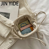 Candy PU Leather Crossbody Bag For Women