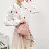 Candy Small Backpack Mini Travel School PU Bag Multifunctional Bags