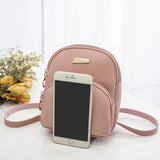 Candy Small Backpack Mini Travel School PU Bag Multifunctional Bags