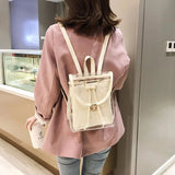 Candy Summer Sweet Jelly Backpacks Waterproof PVC Transparent Backpack