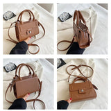 Candy Thread Shoulder Bag Lock Chain Crossbody HandBags Purse