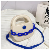 Candy Tote Bag Handbag Panelled Crossbody Bag QH-187
