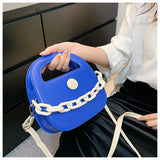 Candy Tote Bag Handbag Panelled Crossbody Bag QH-187