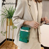 Candy Transparent Acrylic Box Women Crossbody Bag