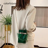 Candy Transparent Acrylic Box Women Crossbody Bag