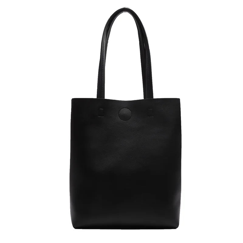 Candy Color One-Shoulder Tote Bag for Women