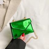 Candy Women Chain Crossbody Bag Small Square Shoulder Bag