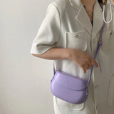 Candy Women Saddle Shoulder Bag Crossbody Bag Clutch Purse Handbag