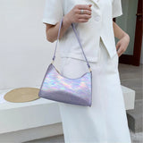 Candy Women Shoulder Bags Popular Handbags Underarm PU Leather Clutch Purses