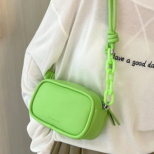 Candy Women's Handbags Small PU Leather Shoulder Crossbody Bags for Women