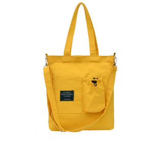 Candy Women's Shoulder Bag Canvas Handbag Girl's Small Fresh Teenager Crossbody