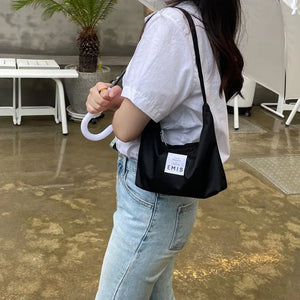 Candy Women's Underarm Bag Nylon Shoulder Tote Purse Handbag