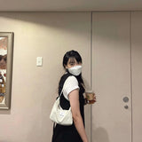 Candy Women's Underarm Bag Nylon Shoulder Tote Purse Handbag