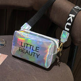 Mini Laser Crossbody Bag Candy Colors PVC Jelly Small Tote Messenger Bags