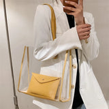 PVC Clear Transparent Tote Bags Women Large Casual Shopping Shoulder Hot