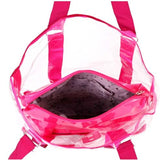 Candy Transparent Beach Bag PVC Clear Shoulder Handbag Women Jelly Bag