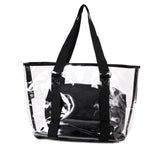 Candy Transparent Beach Bag PVC Clear Shoulder Handbag Women Jelly Bag