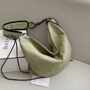 Candy Colors Canvas Crossbody Totes Bag for Women