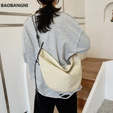 Candy Colors Canvas Crossbody Totes Bag for Women