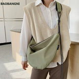 Candy Colors Canvas Crossbody Totes Bag for Women