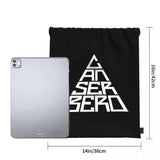 Canserbero Drawstring Bags Gym Bag Bookbag Foldable Large Capacity