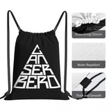 Canserbero Drawstring Bags Gym Bag Bookbag Foldable Large Capacity