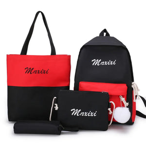 Canvas Backpack Bagpack Women Bolsa Escolar