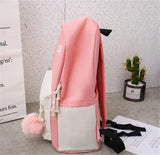 Canvas Backpack Bagpack Women Bolsa Escolar
