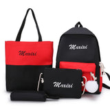 Canvas Backpack Bagpack Women Bolsa Escolar