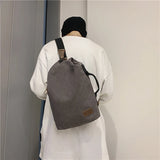 Canvas Backpack for Boys and Girls Vintage Multi-functional Backpack
