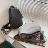 Canvas Backpack for Boys and Girls Vintage Multi-functional Backpack