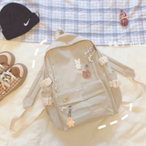 Canvas Backpack School Bags Students Women Backbag Travel Daypacks