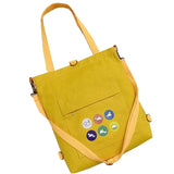 Canvas Backpack School Bookbag Travel Tote Daypack Shoulder Bags