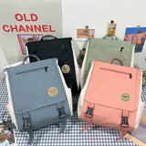 Canvas Backpack Women Scholar Big Capacity Teen School Bags for Girls