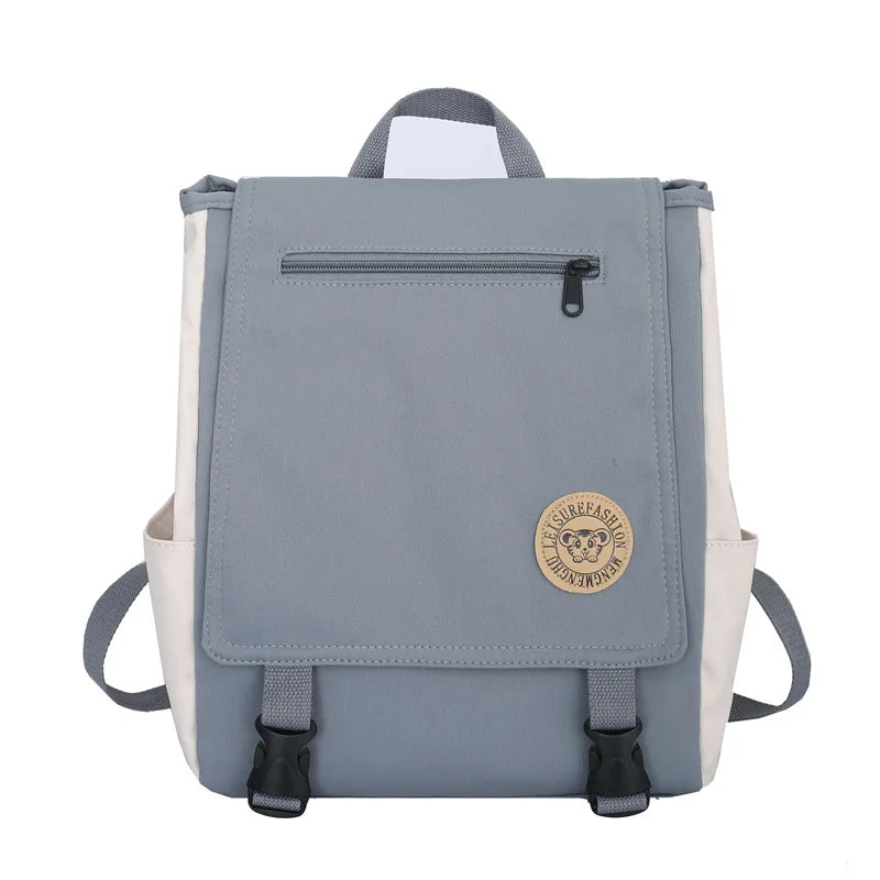 Canvas Backpack Women Scholar Big Capacity Teen School Bags for Girls