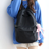 Canvas Backpack Women's Large Capacity Schoolbag Female Student Backpack Men