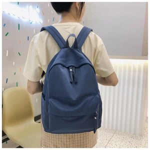 Canvas Backpacks Women Waterproof Shoulder Bag for Teenager Girls