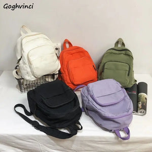 Canvas Backpacks Women Harajuku High Street All-match School Travel