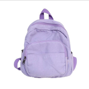Canvas Backpacks Women Harajuku High Street All-match School Travel