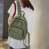 Canvas Backpacks Women Harajuku High Street All-match School Travel