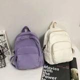 Canvas Backpacks Women Harajuku High Street All-match School Travel