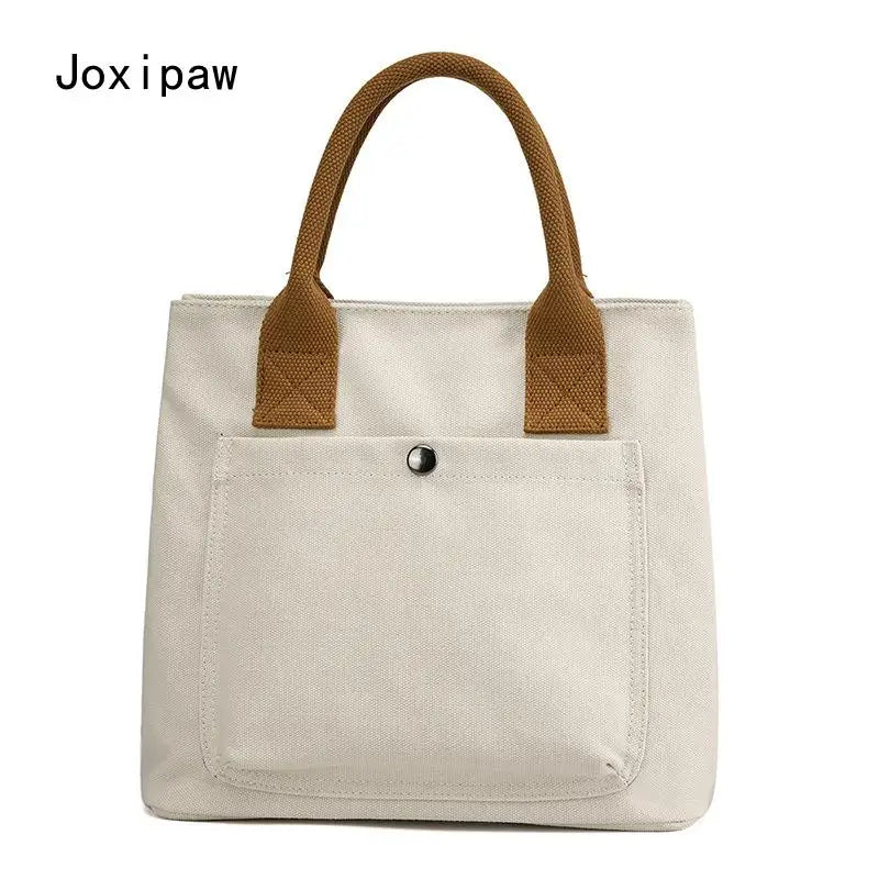 Vintage Multifunction Handbag Casual Solid Tote Bags for Women