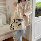 Large Capacity Schoolgirl Shoulder Bag Handbag Makeup Bag Junior High