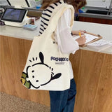 Large Capacity Schoolgirl Shoulder Bag Handbag Makeup Bag Junior High